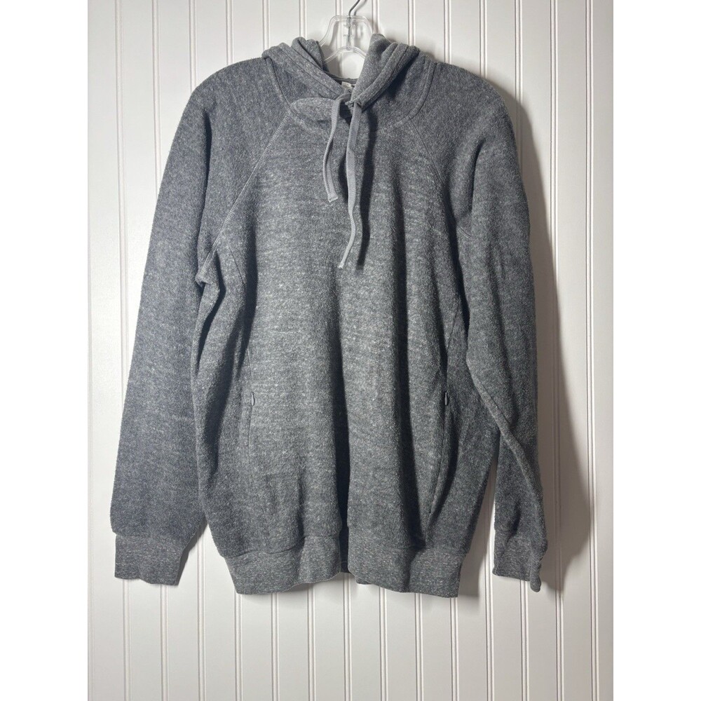 Alo Yoga Hoodie Gray Triblend Unisex Large